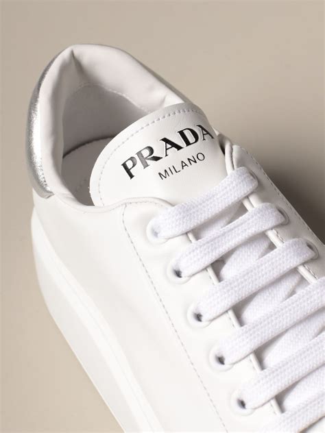 prada blanche|prada sneakers for women.